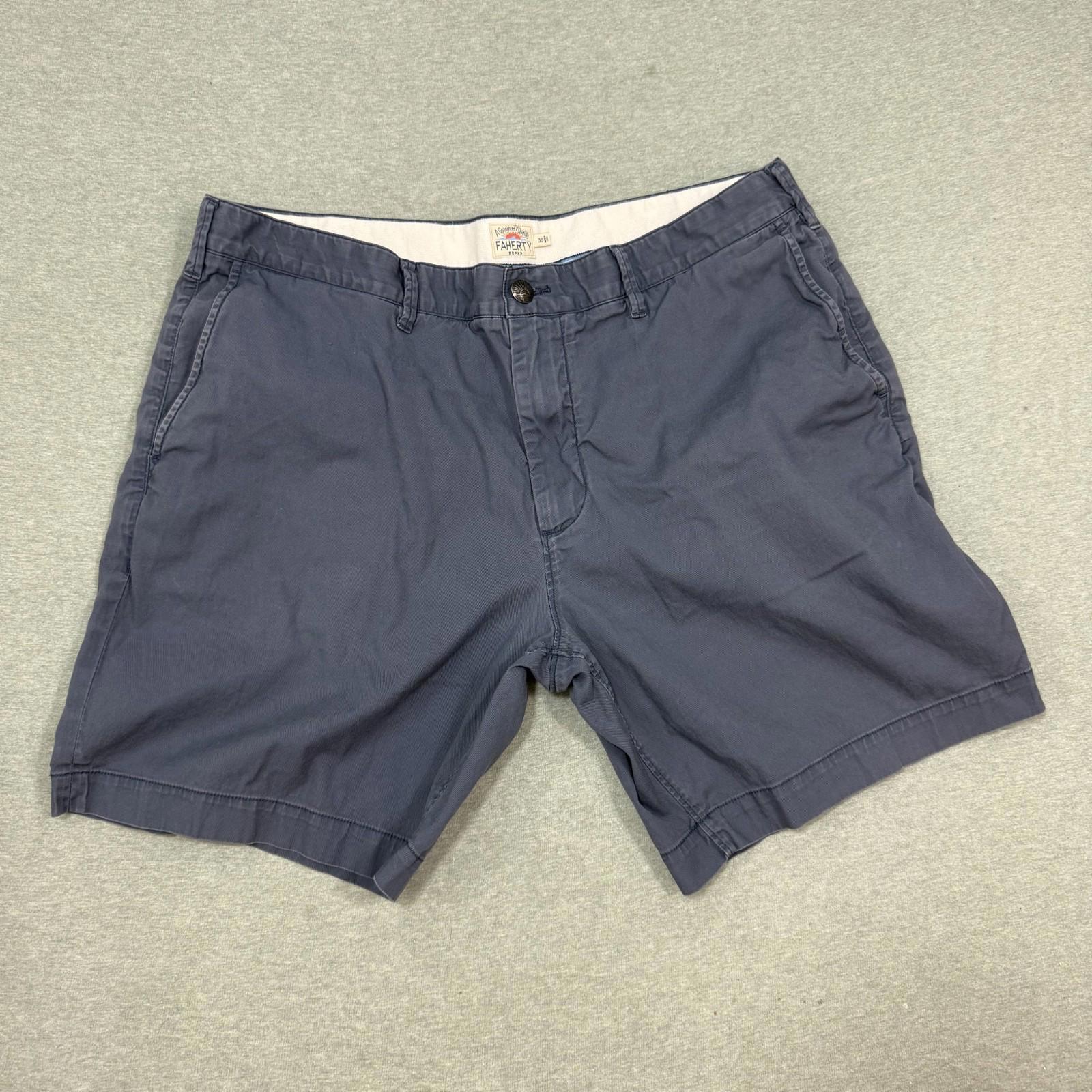 Faherty Island Life Shorts Men's 36 Blue